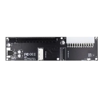 Адаптер Oculink SFF-8612 8X для PCIE X16 PCI-Express с 24-контактным Портом Питания ATX для Видеокарты Материнской платы
