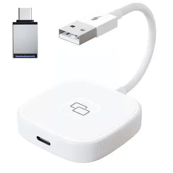 Беспроводной адаптер для Apple, подключаемый к беспроводному ключу USB Plug And Play, автоматический автомобильный адаптер A8U9