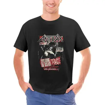 Аутентичная футболка ANTHRAX STD86 Spreading The Disease Tour 1986, S-3XL, новые футболки, мужская одежда, топ, футболка