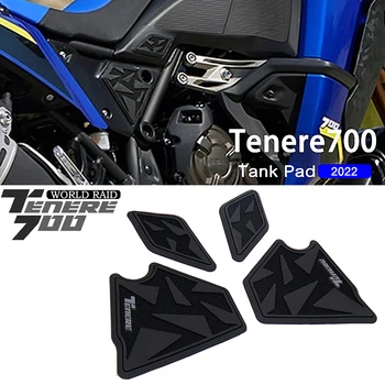 Боковые Наклейки Tenere700 Для Yamaha Tenere 700 World Raid 2022 Накладки На Топливный Бак Мотоцикла Наколенники Наклейки С Нескользящими Царапинами T700