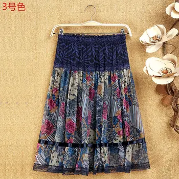 2023 Повседневная Элегантная юбка для женщин среднего возраста, 9-цветная женская Плиссированная юбка, Удобная на ощупь Юбка Корейской моды