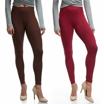 Женские леггинсы для фитнеса полной длины, штаны для бега, удобные и облегающие штаны для йоги, облегающие брюки-карандаш с эластичной талией.