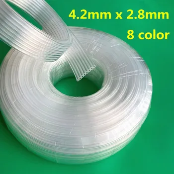 5 метров 8-линейной чернильной трубки 4,2 мм x 2,8 мм для экосольвентных чернил для всех экосольвентных принтеров