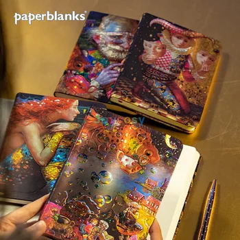 Журнал ожидания Paperblanks: (Чудо и воображение) Блокнот в твердом переплете, бескислотная экологичная лесная бумага, изысканный подарок