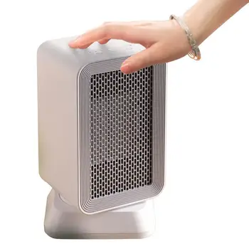 Тихий обогреватель, бесшумный вентилятор отопления с 3 передачами, внутренний вращающийся обогреватель с автоматическим включением / выключением, зимние предметы первой необходимости для дома, гостиной