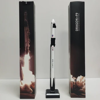 1:233 Модель пилотируемой ракеты SpaceX Falcon 9 Dragon Super Heavy Rocket F9 Starship, Изготовленная на заказ Статическая модель