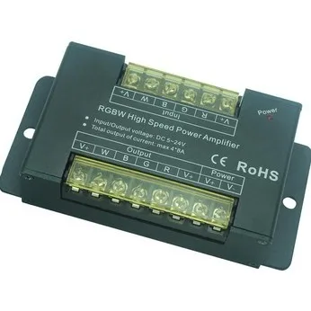 Высокоскоростной светодиодный усилитель RGBW; вход DC5V-24V; выход 8A * 4 канала