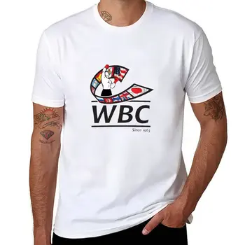 Новый логотип боксерской маски WBC - Футболка Tyson Fury mask 2021, футболки больших размеров, одежда kawaii, черная футболка, мужские хлопковые футболки