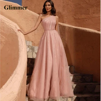 Вечерние платья Glimmer Fashion С разрезом на одно плечо, Вечерние платья для выпускного вечера, Сшитые на заказ Знаменитостями Vestidos Fiesta Gala Robes De Soiree