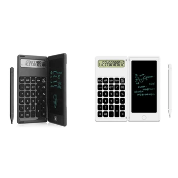 Калькулятор, стандартный настольный калькулятор с 12-значным большим ЖК-дисплеем и 6-дюймовым офисным планшетом для письма.