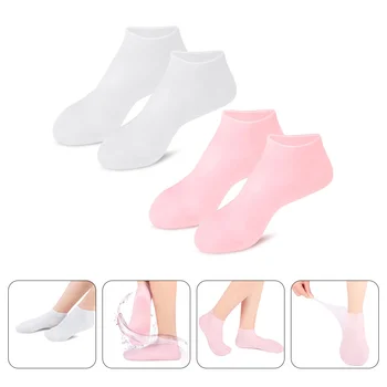 2 пары увлажняющих носков SEBS Moisture Socks, СПА-носки для сухих ног