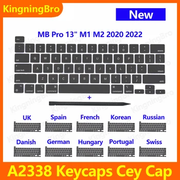 2020 2022 Год Новые Клавиши Клавиатуры A2338 M1 M2 Keycaps Для Macbook Pro 13 