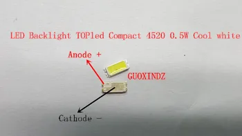 Светодиодная Подсветка TOPled Compact 0,5 Вт 3 В 4520 Холодный белый CUW JASP ЖК-Подсветка для ТЕЛЕВИЗОРА Применение в Телевизорах