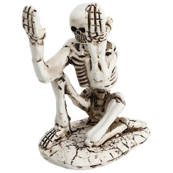 Держатель для карандашей Мини-Скелет Кронштейн для хранения Карандашей Украшение рабочего стола # j