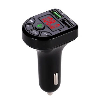 Приемник Mp3-плеера Bluetooth-совместимый Вызов Автомобильного Зарядного Устройства Поддержка U-Диска Mp3 Аудио Музыкальный Стерео Адаптер FM-Радио Автомобильный Адаптер