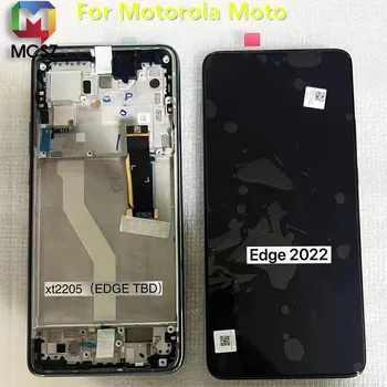 Оригинальный XT2205 - 3 Для Motorola Moto Edge 2022 ЖК-дисплей С Сенсорным Экраном Digitizer В Сборе Замена Дисплея XT2205-3 Бесплатные Инструменты