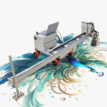 Вертикальная настенная напольная печатная машина для стены 3D УФ Профессиональное Стекло Дерево Металл Культура Стены Реклама Искусство Двойные головки