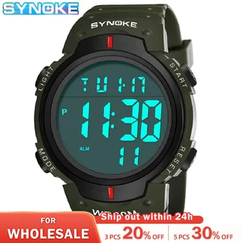 SYNOKE Outdoor Sport Watch 30M Водонепроницаемые Цифровые Мужские Модные Многофункциональные Водонепроницаемые Цифровые Часы Для Мужчин