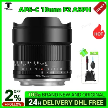 TTArtisan APS-C 10 мм F2 ASPH Беззеркальный Объектив Камеры для Sony E Fuji X Nikon Z Canon RF M43 Mount