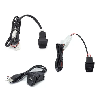 Быстрый автомобильный адаптер Портативная автомобильная быстрая зарядка PD/QC3.0/USB разъем быстрого крепления Используется для мобильных телефонов