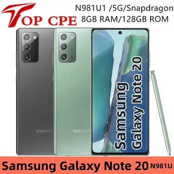 N981U Оригинальный Samsung Galaxy Note20 Note 20 5G N981U1 6,7 
