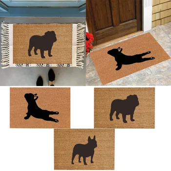 Коврик для французского бульдога Frenchie Doormat Декор для любителей собак Разных размеров, коврики для зоны отдыха, Пушистое одеяло, Удлиненные пледы