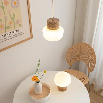 Простые подвесные светильники в скандинавском стиле, светодиодная подвесная лампа для гостиной, кухни, кафе, обеденного стола, домашнего декора, светильники E27