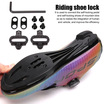 1 Комплект Педальных Шипов MTB Для Горного Велосипеда Cleat Racing Обувь Для Верховой Езды Calas Tocas Оборудование для Shimano SH51 SPD MTB Cleats