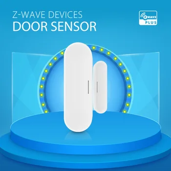 Магнитный датчик двери Z-Wave USB-источник питания с батарейным питанием ремень для защиты от температуры и влажности 700 серия