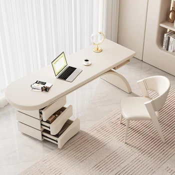 Компьютерные столы для приемной руководителя Офисные письменные Белые компьютерные столы для приемной кабинета Scrivania Ad Angolo Мебель для дома
