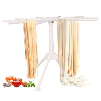 Сушилка для макарон Складная сушилка для спагетти с 10 рычагами для домашнего использования Многоразовая подставка для сушки лапши Кухонные принадлежности