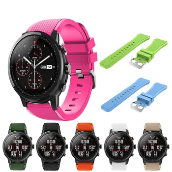 Спортивный ремешок из мягкого силикагеля, смарт-часы Stratos Watch, подходящие для аксессуаров Huami Amazfit 2S Smart Wristband
