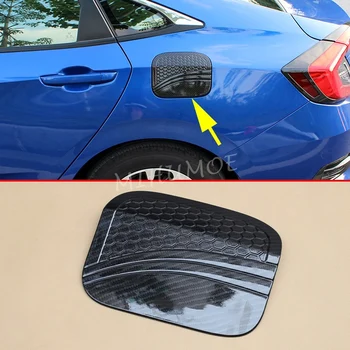 Для Honda Civic 10th Седан 2016-2021 Крышка топливного бака Крышка Масляного бака Планки из углеродного волокна