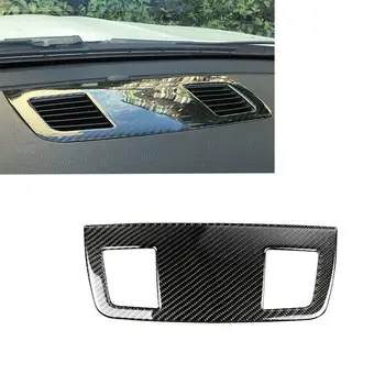 Наклейка для отделки крышки вентиляционного отверстия на приборной панели из углеродного волокна для BMW 3 серии E90 E92 E93 05-12