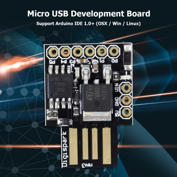 ATTINY85 Модуль Платы разработки Micro USB для Arduino IDE 1.0 + OSX /Win / Linux