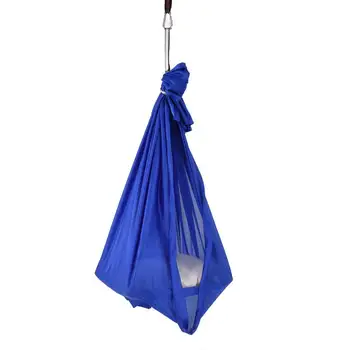 Комплект подвесных качелей для йоги Синий прозрачный воздушный гамак для йоги для воздушной йоги для укрепления тела