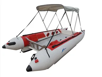 Goethe Goboat GTG410 14-футовый Скоростной катамаран для спорта на открытом воздухе, надувная рыбалка, Кемпинг, Гребная дрейфующая лодка
