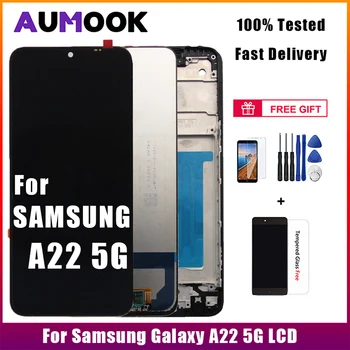 Протестированный ЖК-дисплей Для Samsung Galaxy A22 5G ЖК-дисплей С Сенсорным экраном, Дигитайзер В Сборе, Замена для дисплея A226B SM-A226B/DSN
