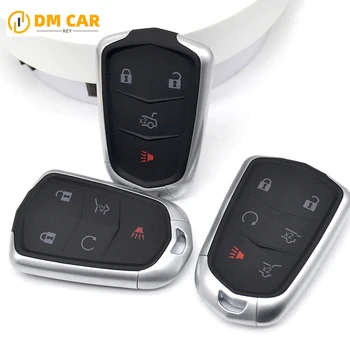 DMCARKEY Smart car key blank shell 3/4/5/6 Кнопок для Cadillac SRX CTS ATS XTS Escalade ESV Замена крышки дистанционного ключа без ключа