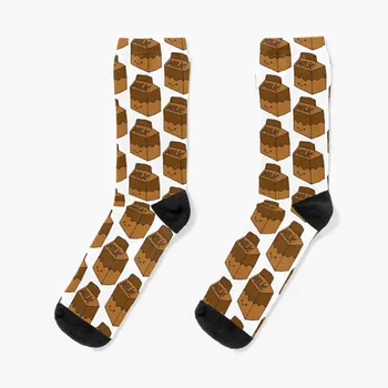 Носки с шоколадным молоком, изготовленные на заказ носки, Термальные носки, мужские зимние футбольные носки с героями мультфильмов, Носки Мужские Женские