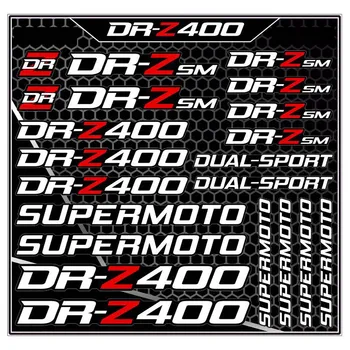 Виниловая наклейка Suzuki DRZ 400 с логотипом DR Z400 в комплекте
