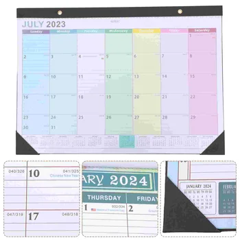 Ежемесячный календарь Календарь обратного отсчета праздников Английский Ежедневный календарь с блоками для записи