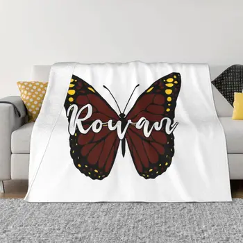 Одеяло с бабочкой из рябины, тяжелое одеяло для сна, туристическое одеяло, диван, Рождество