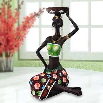 Африканские женские подсвечники Изысканный настольный подсвечник Термостойкий Креативный Шикарный набор для вечеринок на годовщину свадьбы