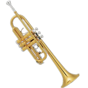 Трубы популярного класса C, покрытые золотым лаком, труба
