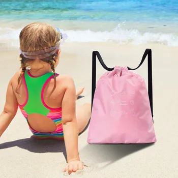 Детская сумка для плавания, разделяющая сухую и влажную воду, пляжная сумка для плавания, дорожный рюкзак с котом, рюкзак-органайзер, рюкзак с дисплеем
