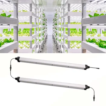 вертикальная ферма по гидропонике, светодиодные ленты высокой мощности полного спектра, системы освещения для выращивания растений в помещении