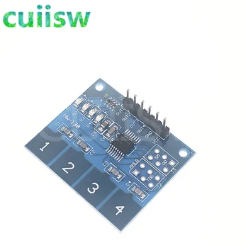 TTP224 4-канальный цифровой сенсорный датчик Кнопка емкостного модуля переключения для arduino
