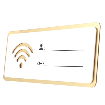 Настенный акриловый знак Wi-Fi, пароль Wi-Fi, акриловое напоминание, наклейка на стену для магазина