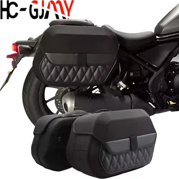 Для Honda CMX1100 Rebel 2020-2023 Мотоциклетные Боковые Седельные Сумки Из Искусственной Кожи Водонепроницаемая Седельная Сумка Для Хранения багажа 19,5 Л